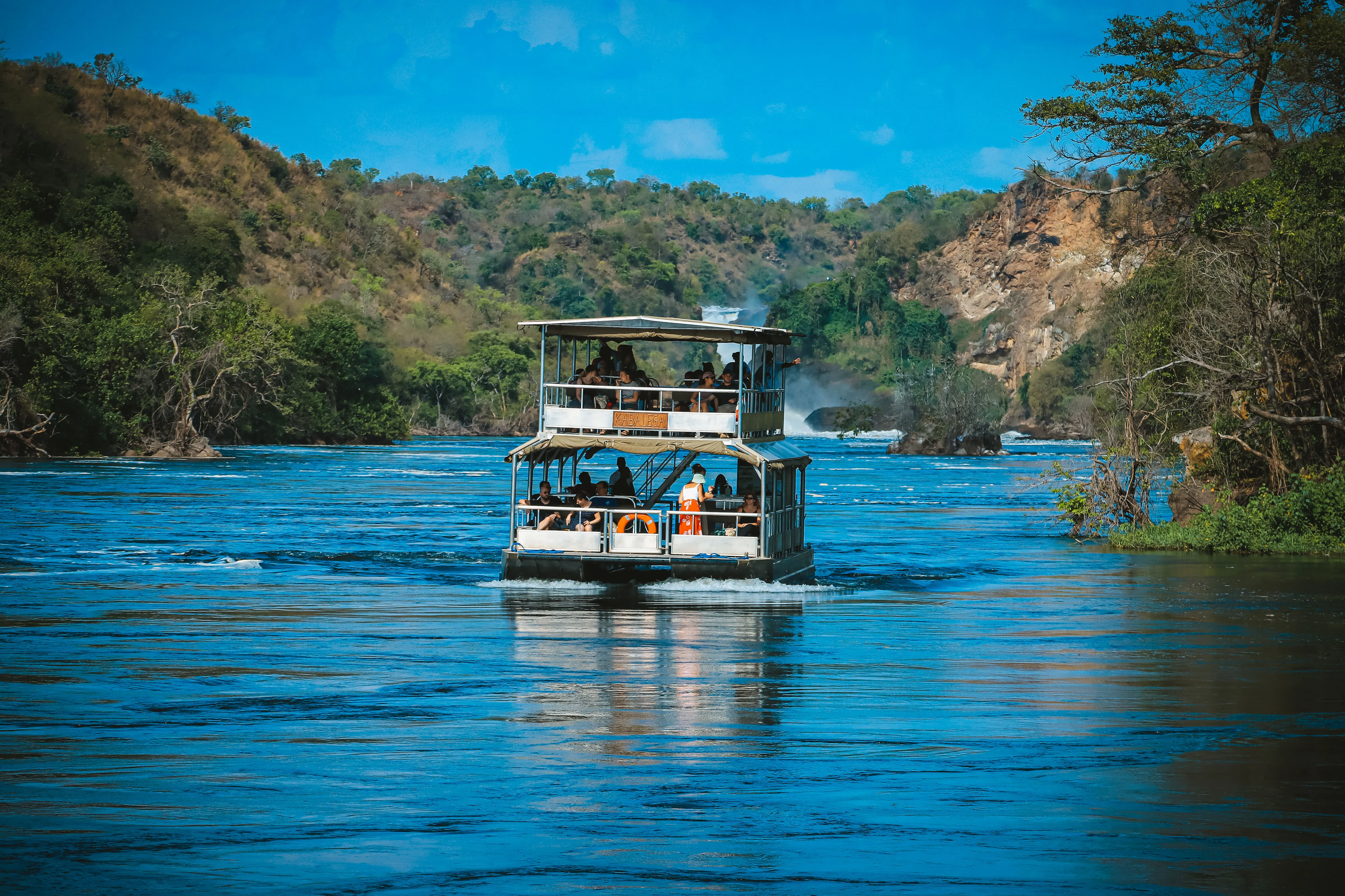 Boat safari on the Nile