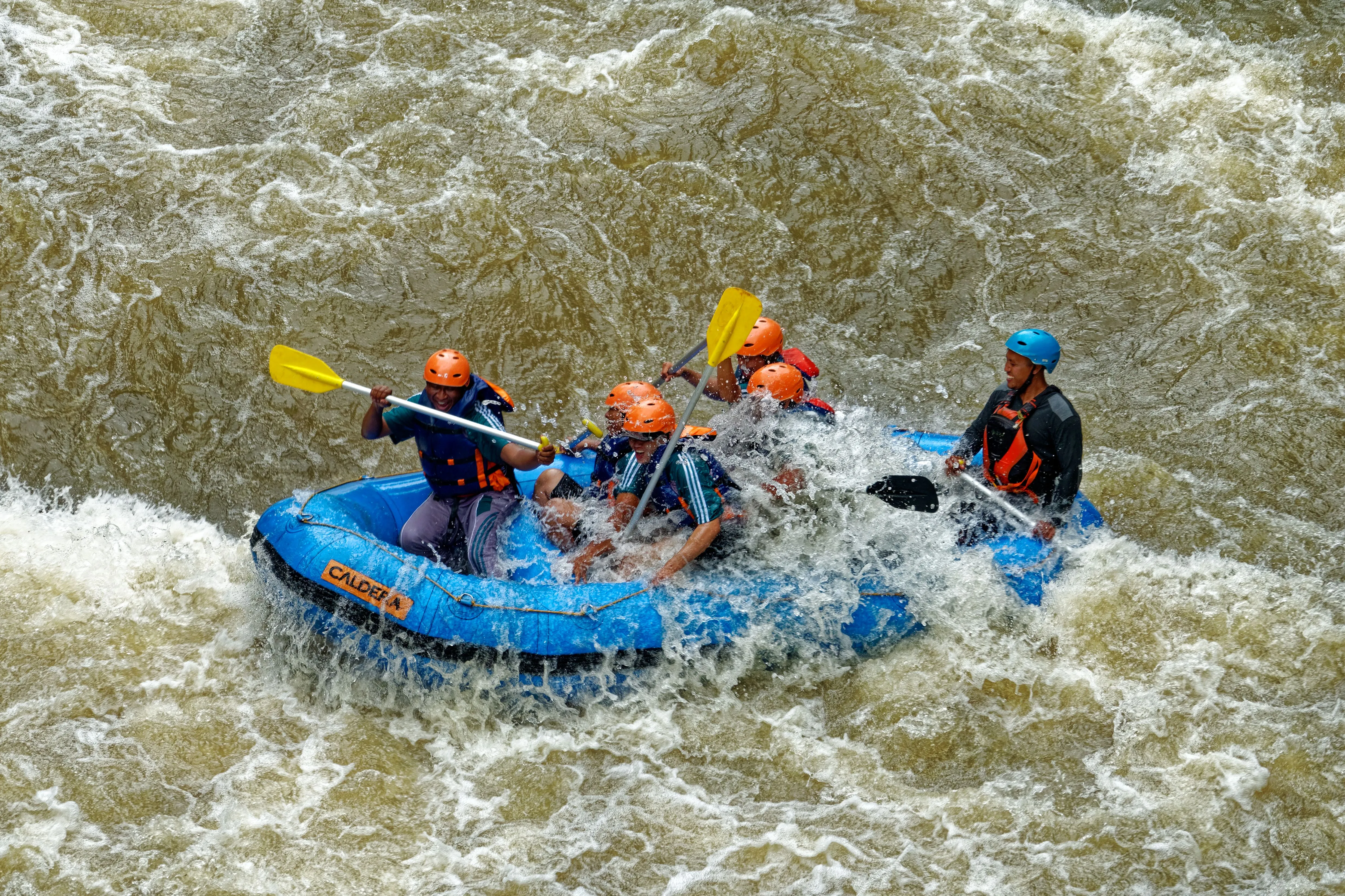 White water rafting on the Nile